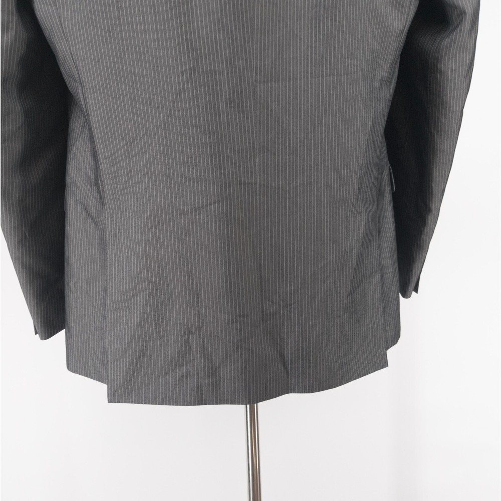 Kenneth Cole Reaction Men's Sport Coat Blazer Suit Jacket 2 Button Pinstripe 46L - Picture 6 of 11